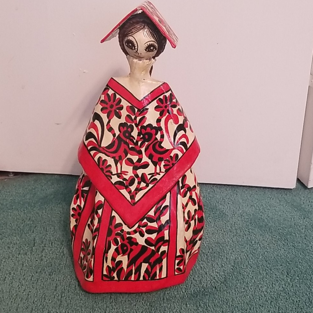 Paper mache doll